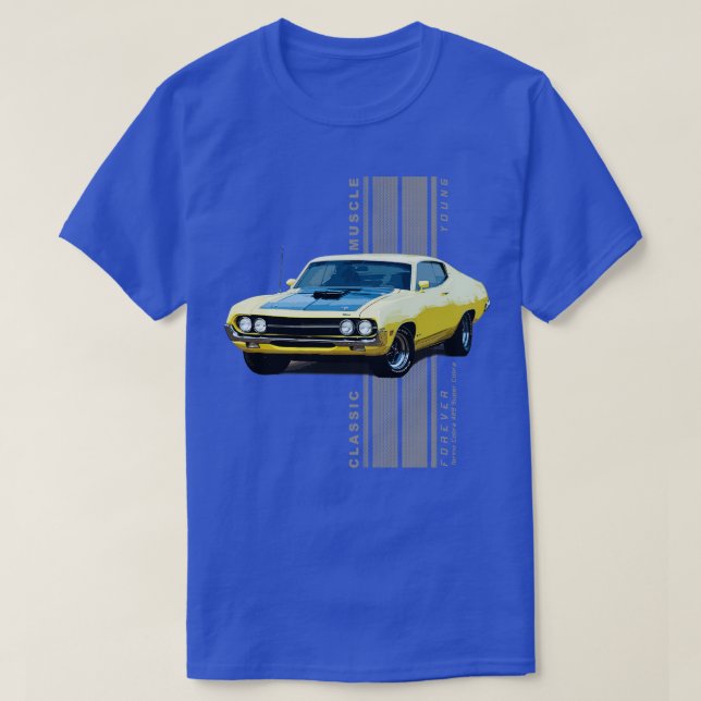 Torino 429 Toppen Cobra Classic American Muscle s  T Shirt (Design framsida)
