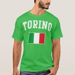 Torino Italien Italia Italiano Flagga T Shirt
