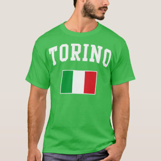 Torino Italien Italia Italiano Flagga T Shirt