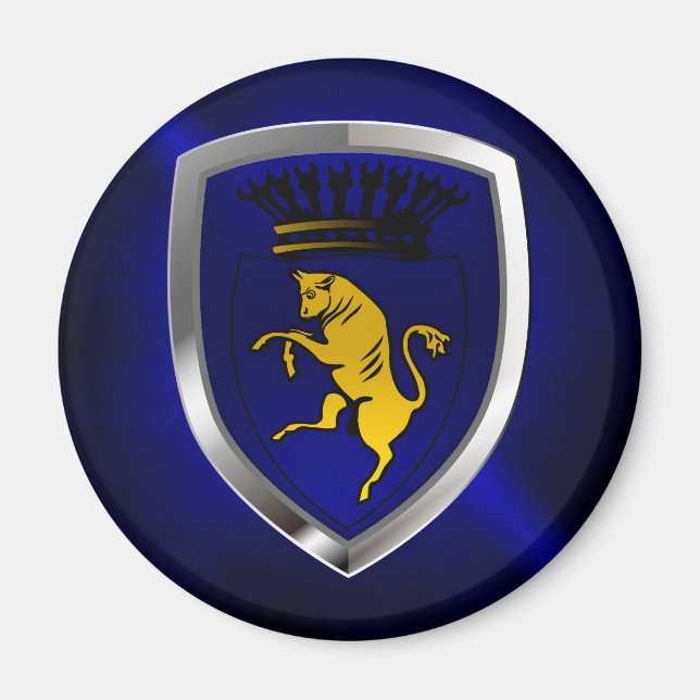 Torino Mettalic Emblem Magnet (Framsidan)