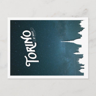 Torino över natten - vykort