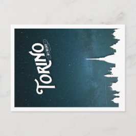 Torino över natten - vykort
