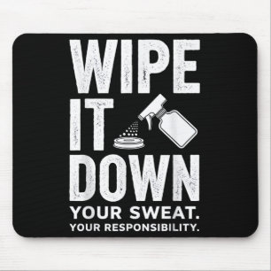 Torka Av Fitness Motivation Konst Musmatta