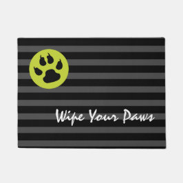 Torka av Tassar Hund Grönt Grått Black