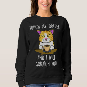 Torka dig Cute Cat Kattunge-kaffe måndag T Shirt