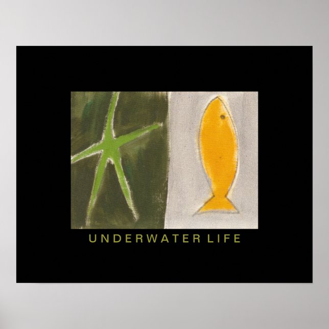 Torka fisklackering för väggar poster (Framsidan)