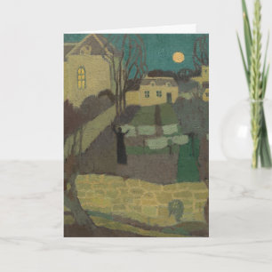 Torka Linen eller Moonrise vid Priory: Blank Kort