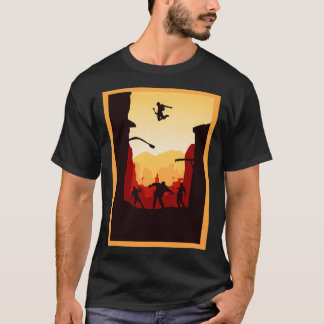 Torka Ljusminimalistisk spelgrafik på Stil T Shirt