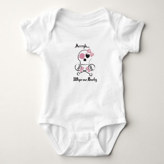 Torka mig Booty Flicka Tee (Framsida)