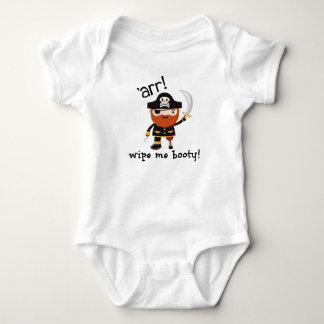Torka mig booty! rolig bebisranka tee shirt