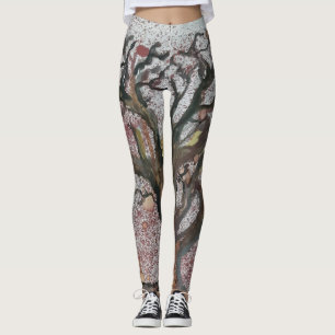 torka träd leggings