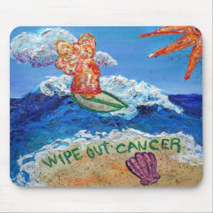 Torka ut Cancerangel Mousepad Musmatta