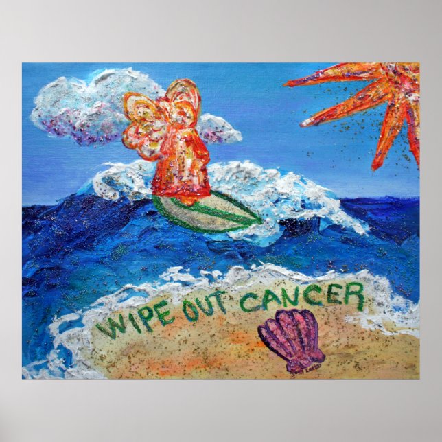 Torka ut cancergel poster (Framsidan)