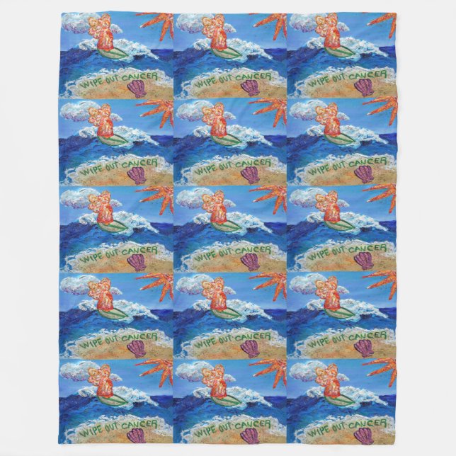 Torka ut den anpassade konsthålens blanket fleecefilt (Framsidan)