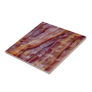 Torkad bacon kakelplatta