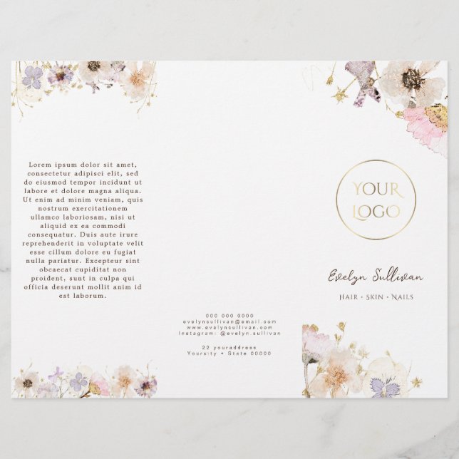 Torkad blombroschyr (Framsida)