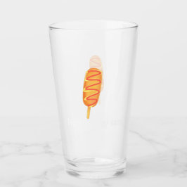 Torkad deg på ett stift glaskopp