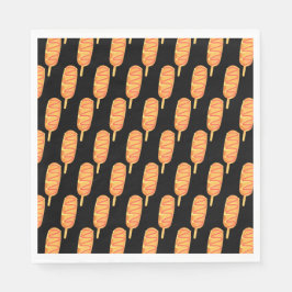 Torkad deg på ett stift pappersservett