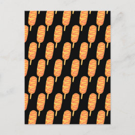 Torkad deg på ett stift vykort