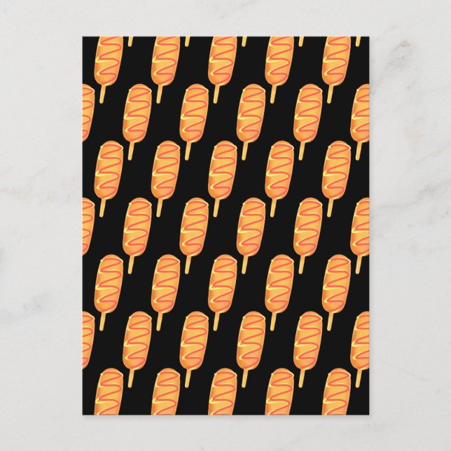 Torkad deg på ett stift vykort (Framsida)