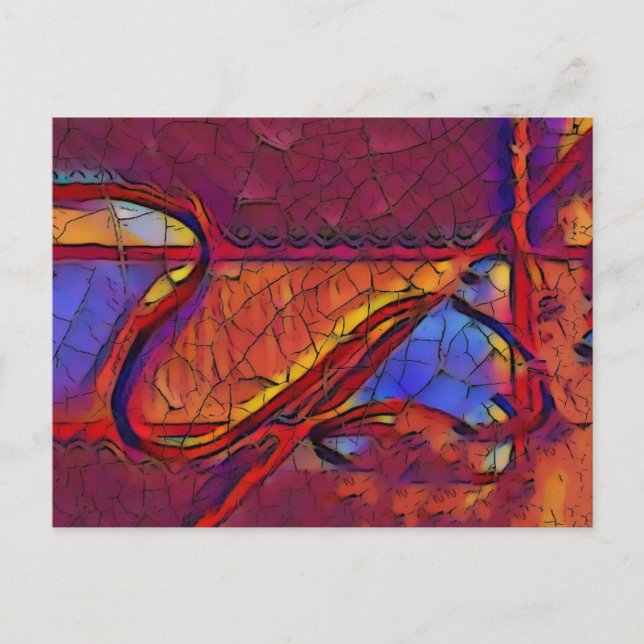 Torkad jord vykort (Framsida)