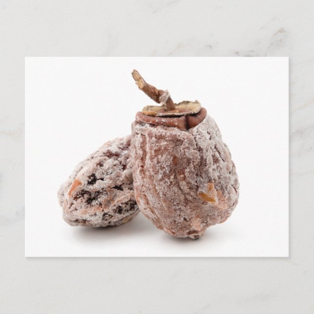 Torkad Persimmon Vykort (Framsida)