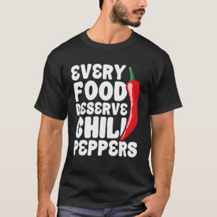 Torkad Red Chili Peppers Carolina Reaper Spicy Foo T Shirt