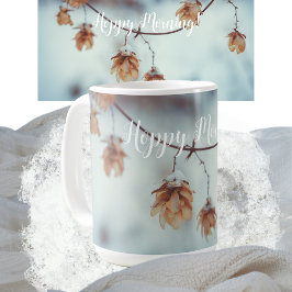 Torkad Skutt Garland i vinterbotten Kaffemugg