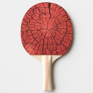 Torkad Trädstock Utsnitt Rosa Röd Trä Foto Pingisracket