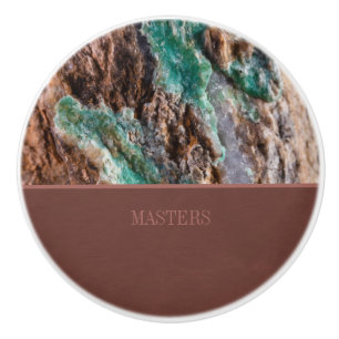 Torkad turkos Stone-Personlig Knopp