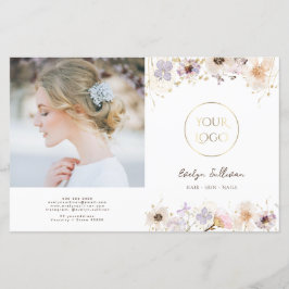 Torkade blommor, bifold brochyr