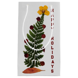 Torkade blommor Julgran - Y-gift-säck