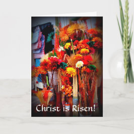 Torkade blommor - levande marknadsfoton helgkort