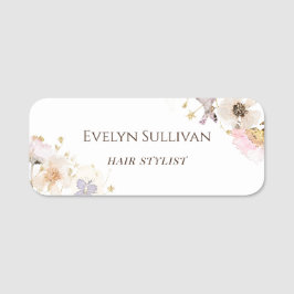 Torkade blommor namn bricka namnbricka