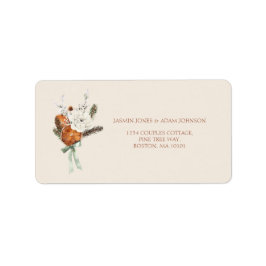 Torkade citrus Cinnamon Bröllop i vinterskivor av Adressetikett