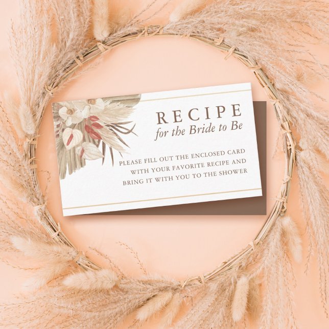 Torkade Handflatan Pampas Grass Recipe för utsäde Tilläggskort (Skapare uppladdad)