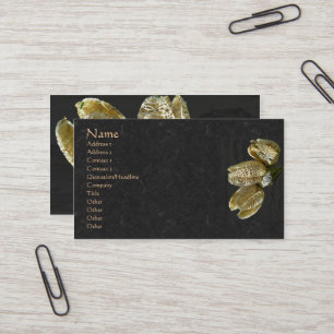 Torkade Lily Seed-Poder Visitkort