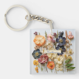 Torkade Pressade Blommor