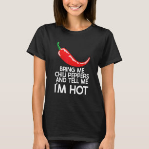 Torkade röda chilipeppar Carolina Reaper Kryddstar T Shirt