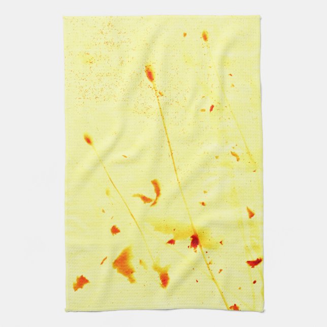 Torkade vallmostjälkar - sopphanddukar kökshandduk (Vertikal)