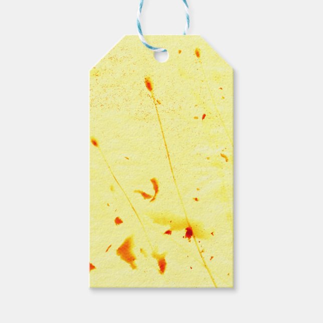 Torkade vallmostjälkar - vykort för avtryck presentetikett (Framsidan)