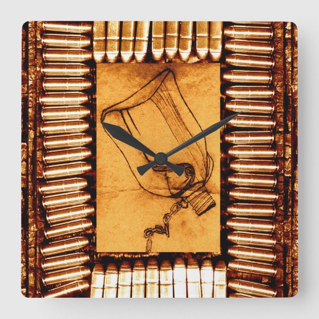 Torkan Fyrkantig Klocka (Framsida)