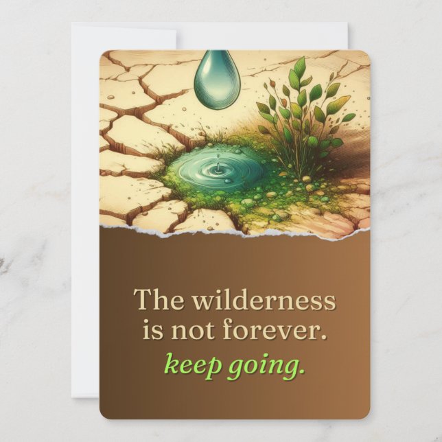 Torkan kommer inte att hålla i evighet (Framsida)