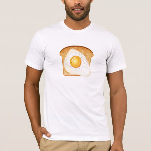 Torkat ägg på toast t-shirt