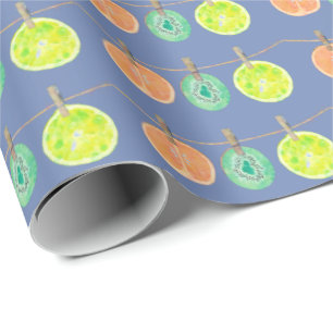 Torkat - frukt som slår in papper presentpapper