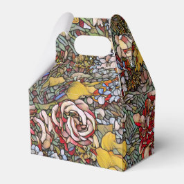 Torkat glas, botaniskt Blommigt Presentaskar