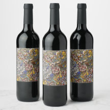 Torkat glas, botaniskt Blommigt