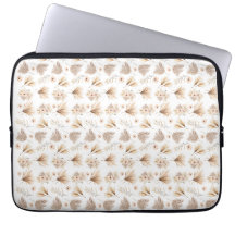Torkat Handflatan och blommor Beige Boho Watercolo
