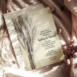 Torkat korn i Mjölk Flaska Möhippa Inbjudningar