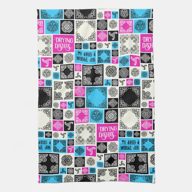 Torkdagar för att undvika ett sämre jobb som är lu kökshandduk (Vertikal)